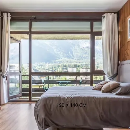 Grand 25 M2, Lumineux, Central, Vue Mont-blanc Appartement Chamonix